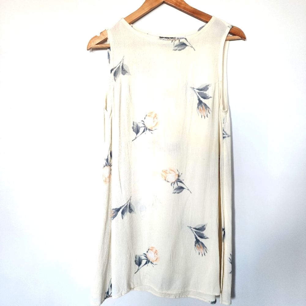 New Options Pale Yellow Sundress Size S